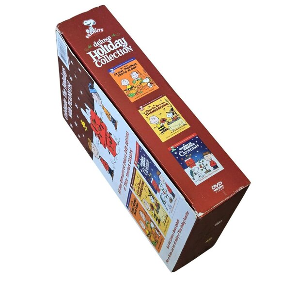 Peanuts Deluxe Holiday Collection DVD Set Christmas Thanksgiving Great Pumpkin - Picture 3 of 8